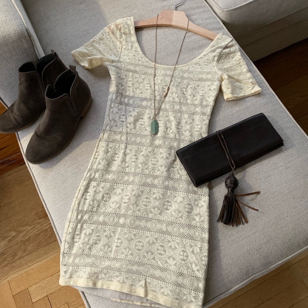 NWT A&F Lace Bodycon Dress - Size S